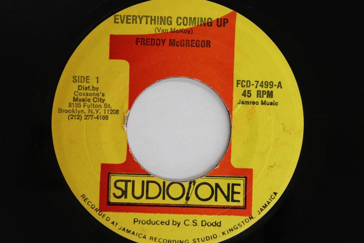 

7inch Record FREDDY MCGREGOR - Everything Coming Up FCD7499 STUDIO ONE US Reggae, Ska & Dub Used