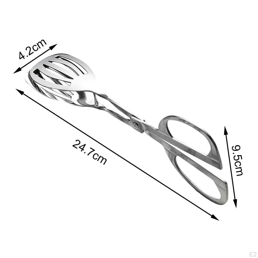 Buffet Kitchen Tongs Food Serving Scissors for Grilling Frying