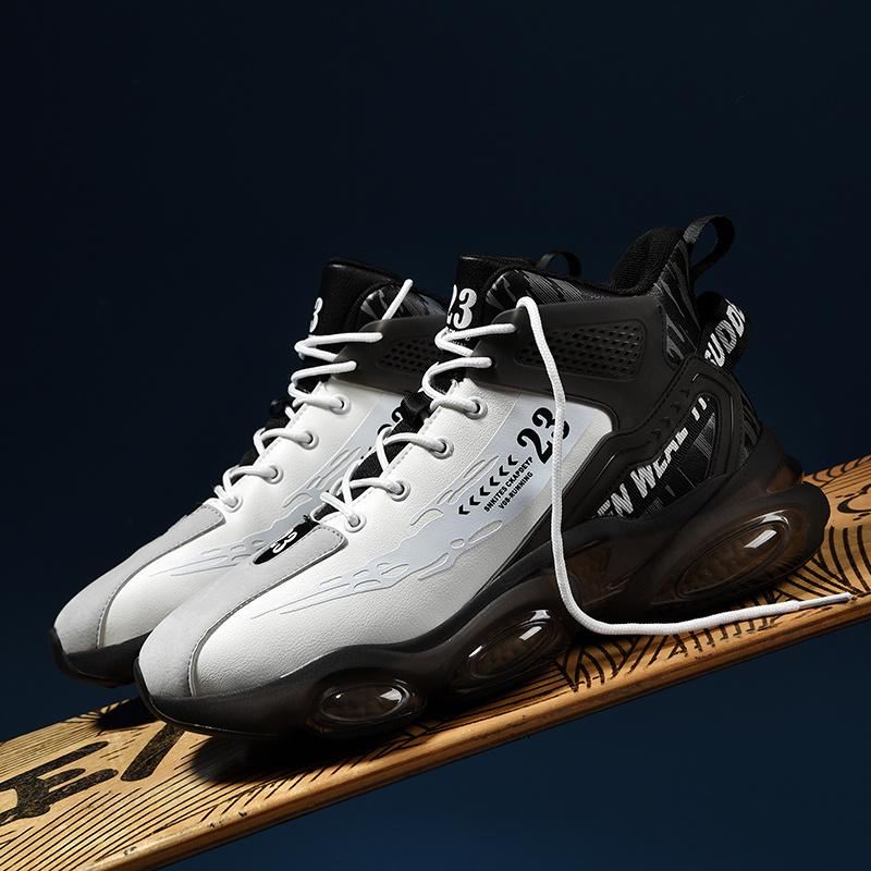 Fashion Man Sneakers Outdoor Breathable Lace Up Luxury New Basketball Thick Soled Fashion Casual Sneaker Shoes for Running Large Size