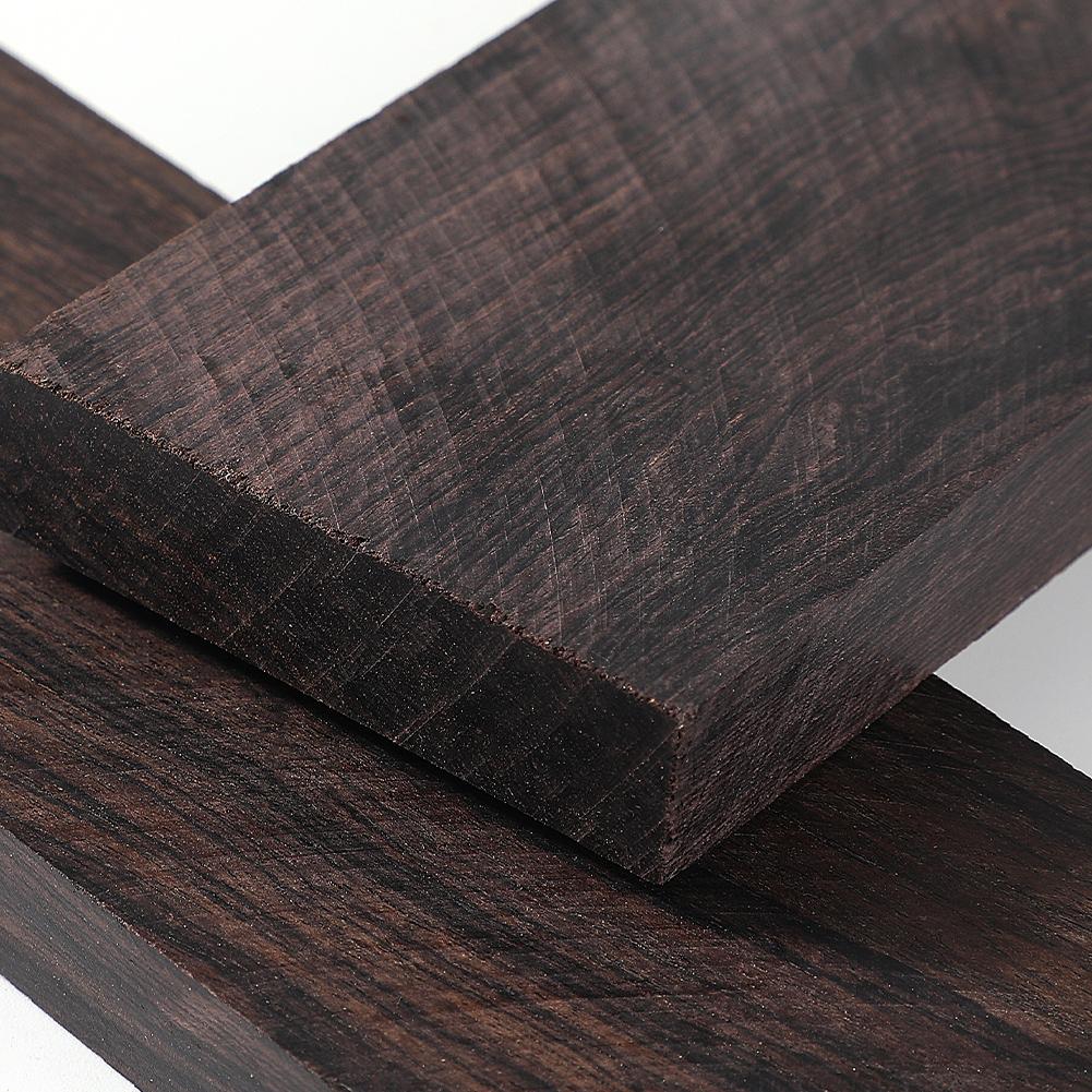 Guitar Bridge Wood DIY Instrument Handle Wood Wear Resist Black Ebony Wood Guitar Bridge Guitar Accessories Raw Materials