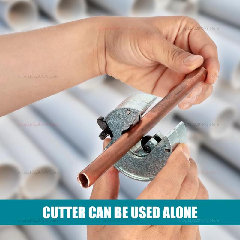 Ratcheting Tubing Cutter 8-29mm Universal Pipe Cutter for Stainless Steel Copper Aluminum Hose Cutting Hand Tool for Plumbing