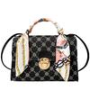 Fresh and sweet oblique span bag summer bag women's bag flower material small square bag