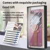 Anti-Knock Portable Bling Ring Case for Samsung Galaxy Z Flip 5 Flip4 Flip5 Flip 4 5G Leather Cell Phone Cover Glass Film