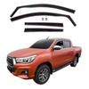 Air Deflectors - - Honda Hilux Mk8 - Smoked - Easy Installation - Reinforced Acrylic