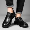 High Quality Men Oxfords Shoes Lace Up Spring Autum Genuine Leather Men Fashion Business Casual Man Shoe Breathable Chunky Shoes