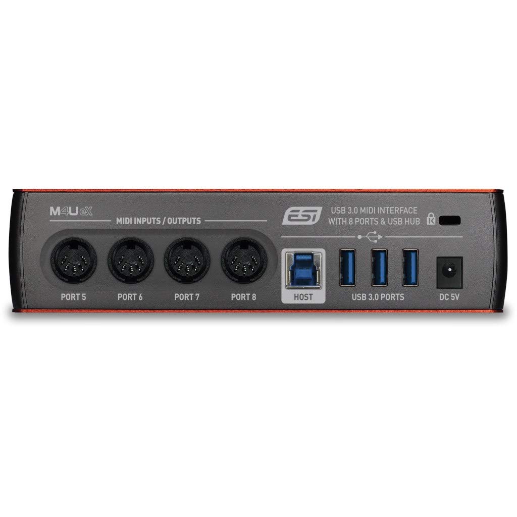 ESI M4U eX [USB 3.0 MIDI Interface] 8-Port In/Out