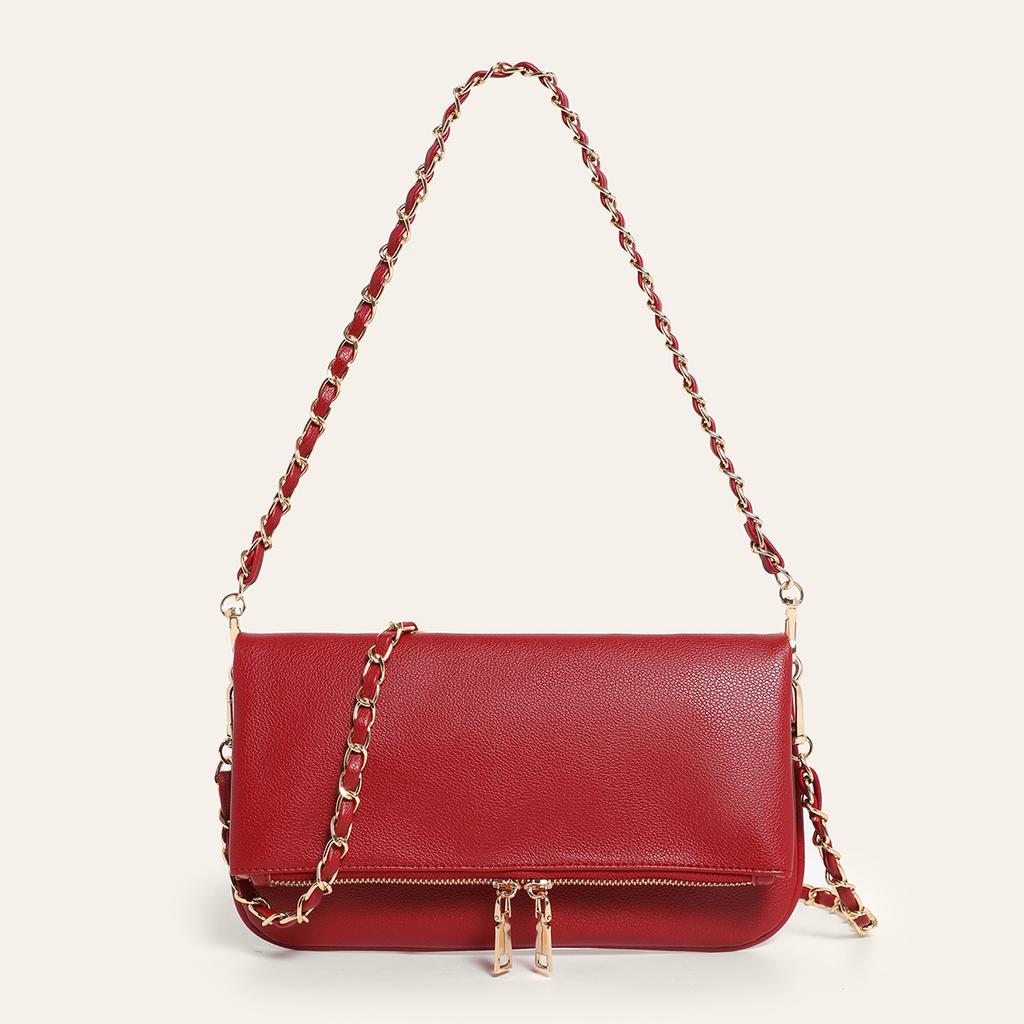 Mode d'été texture chaîne bandoulière messenger bag nouveau polyvalent décontracté petit sac carré version coréenne tempérament sac pour femme