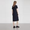 ELLE French Ribbon Minimalist Design Elegant Fashion Casual T-Shirt Dress Short Sleeve Dress Women Dresses EL51991