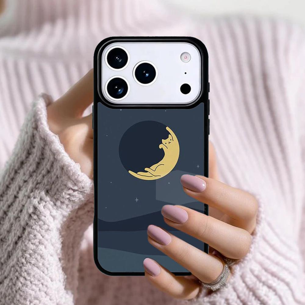 Abstract Cat Mount Fuji Japan Landscape Phone Case For Apple iPhone 17 Air 16E 15 14 Plus 13 12 11 Pro Max Mini Funda Cover