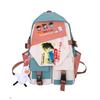 Cartable grande capacité avec bandoulière; set de trousse à crayons trois pièces pour étudiant