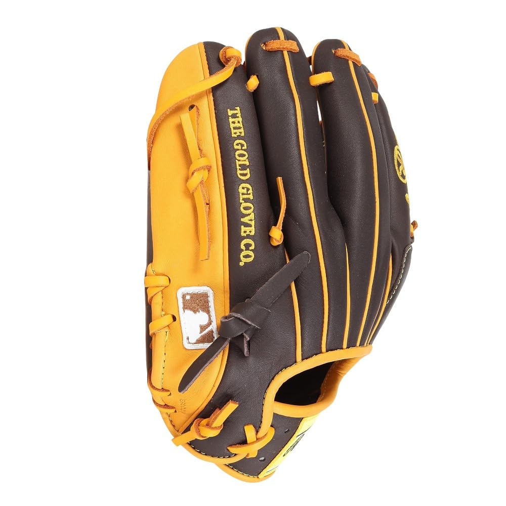 Rawlings Padres HYPER TECH MLB TEAM GR5HTMN62 Baseball Size Glove, Softball, Adult, [Infielder's Glove], 11.25 (Right-Handed Thrower, Left-Handed)
