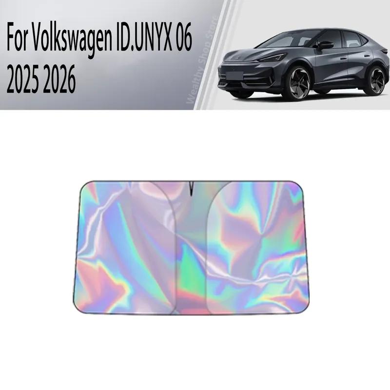 For Volkswagen VW ID UNYX 06 2025 2026 Car Sun Visor Auto Front Windshield Sunshade Heat Ulation Summer Cooling Accessories