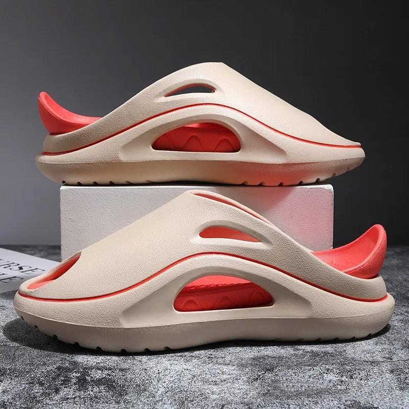 Fashion Fun Tongue Slippers Men's Women Designer Slides Summer Tenis Luxury Shoes Slippers EVA Soft Mules 1 Slides Light Beach