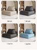 Minimalist Tech Fabric Double Module Sofa for Small Apartments