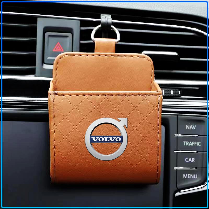 1Pcs Car Air Outlet Storage Box Phone Glasses Organizer Car Goods For Volvo XC60 XC90 S60 S80 S40 V40 V60 V70 V50 XC70