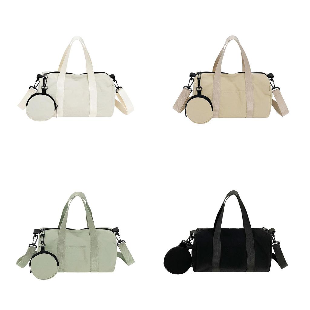 Large Capacity Women Nylon Crossbody Bag With Zipper And Internal Pocket For Daily Use