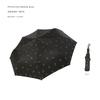 Creative Musical Note Umbrella Women's Tri-Fold Manual Vinyl Sun Protective Sun Umbrella UV Protection Sunshade Music Gift