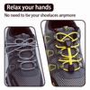 Strapazierfähige Schnürsenkel ohne Binden, Outdoor rutschfeste elastische faule Schnürsenkel, Anti-Hängenbleiben Schnellverschluss-Schnürsenkel für Wandern Trekking Outdoor-Sneaker