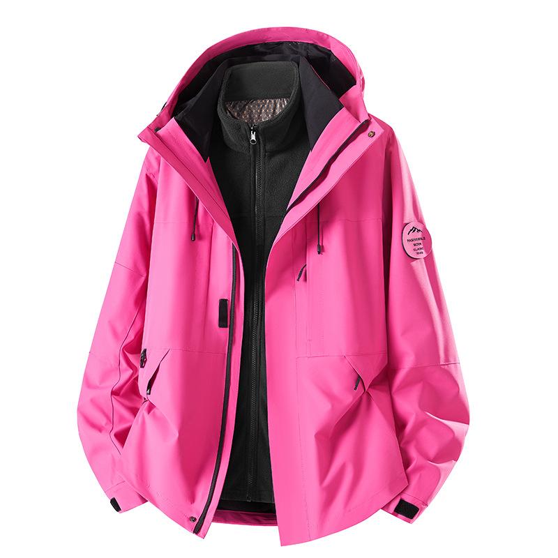 Camel Couples' Jackets, Outdoor Single-layer Windbreaker Jackets, Men's Thin Color-blocking Windproof Waterproof Jackets