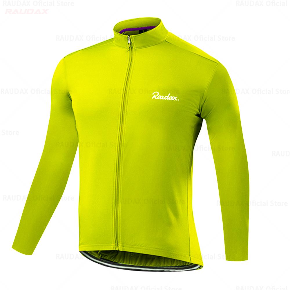 Spring Autumn Cycling Jersey 2025 Raudax Men Cycling Set Racing Bicycle Clothing Suit Breathable Mountain Bike Clothes Sportwear