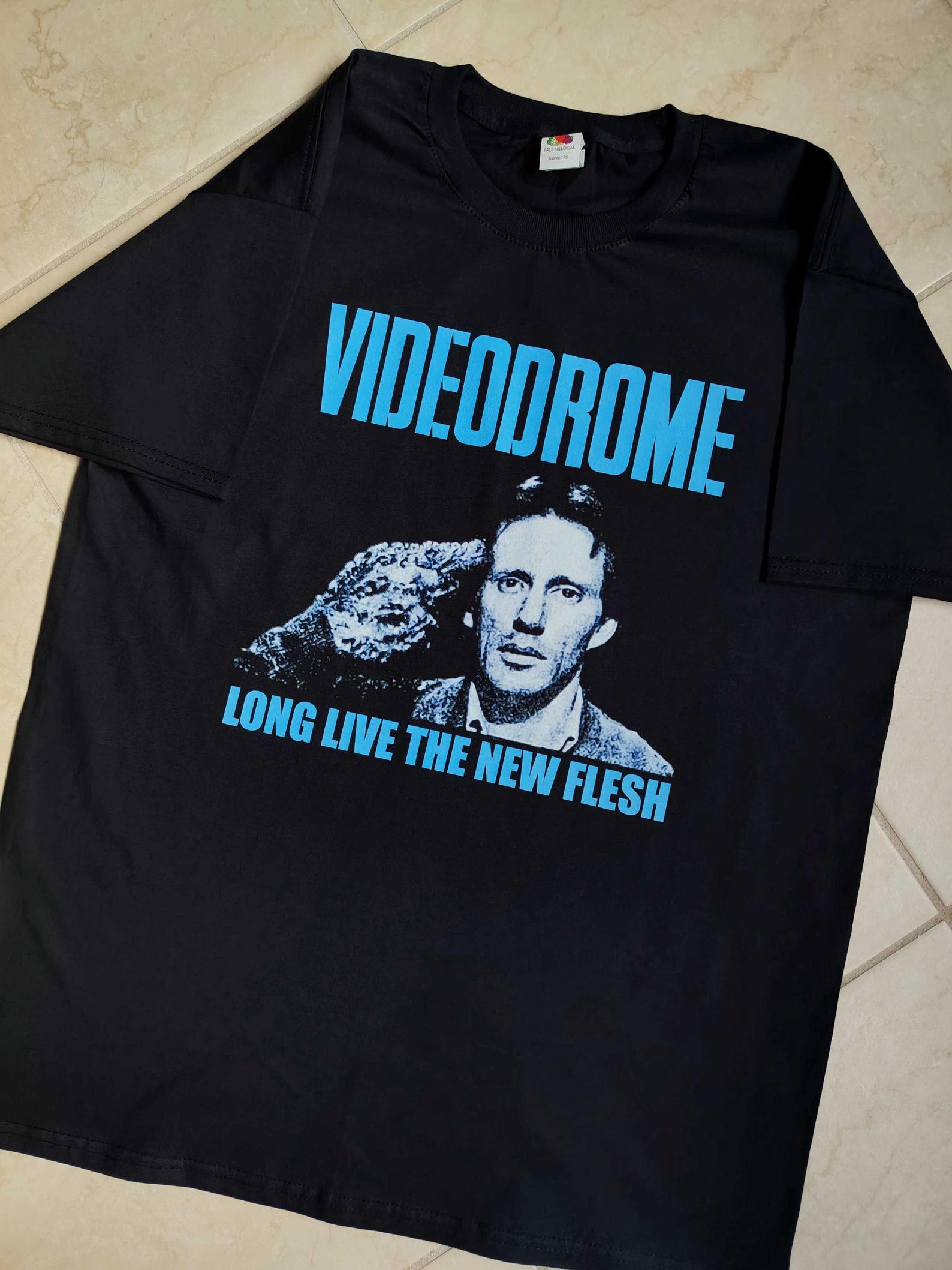 Videodrome T shirt David Cronenberg cult film 80s Poster long live the new flesh shirt horror cinema movie shirt M