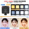 Hemmotop LED Light for Photography and Video Lighting, with Clip-on Head, 81 LEDs, Compact, Rechargeable, 3000mAh, 2500K-9000K, Ra95+, Dimmable, Maxim