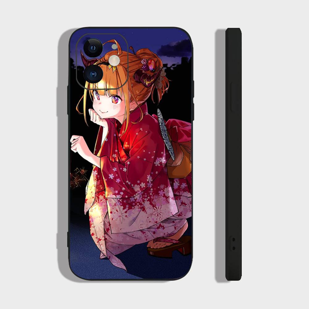 Kiryu Coco Anime H-hololive Phone Case For IPhone 17 Air 16 15 14 13 Pro Max 11 12 Black Silicone Cover