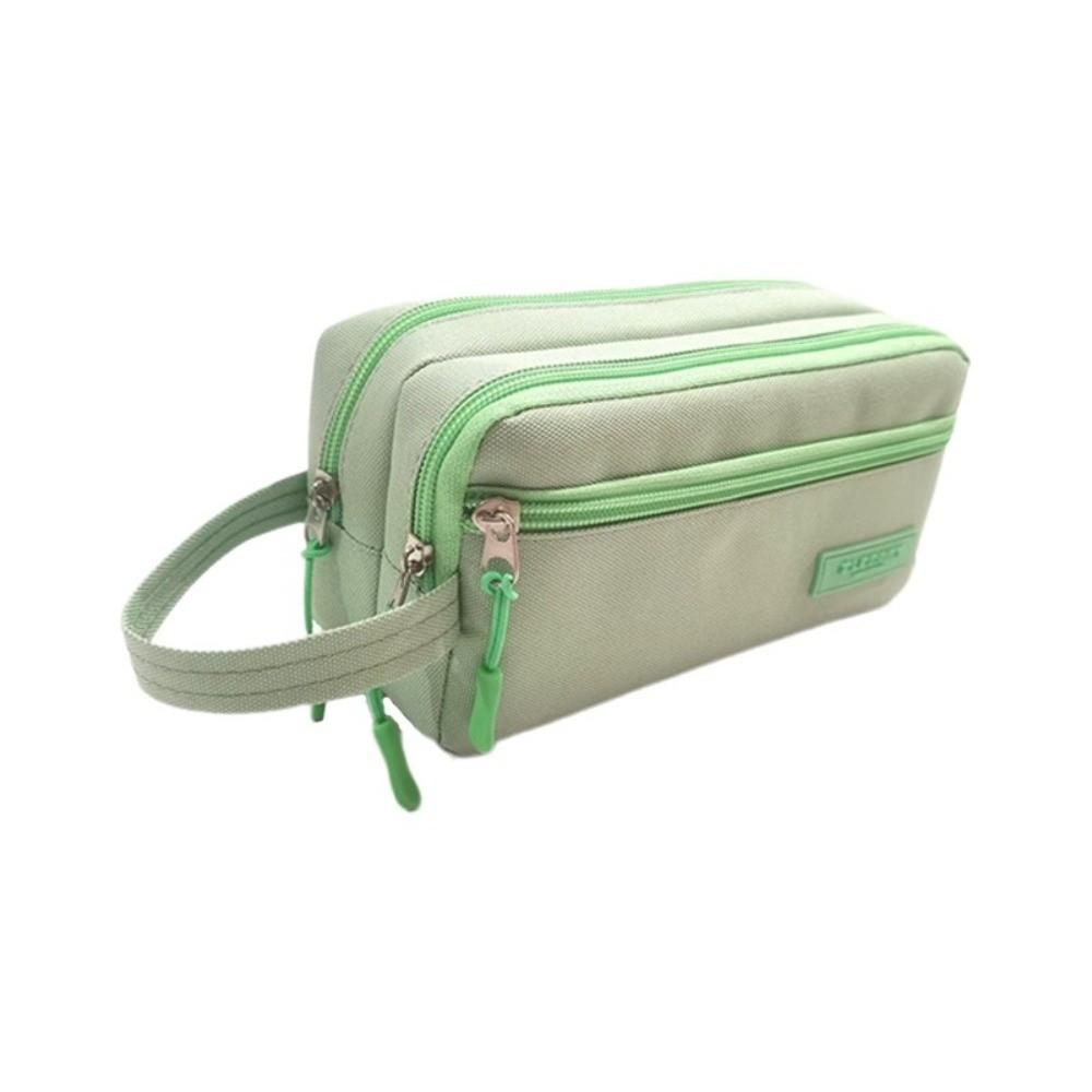 Oxford Fabric Pencil Case Large Capacity Pen Pouch Simple Pen Case Office Supplies