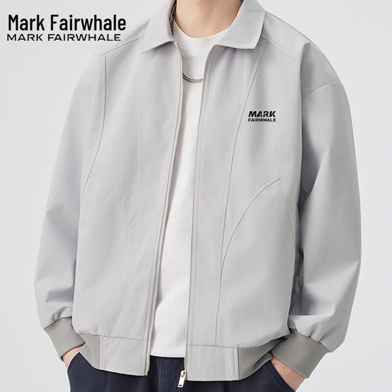 Mark Fairwhale Men's American Style Loose Fit Casual Jacket
