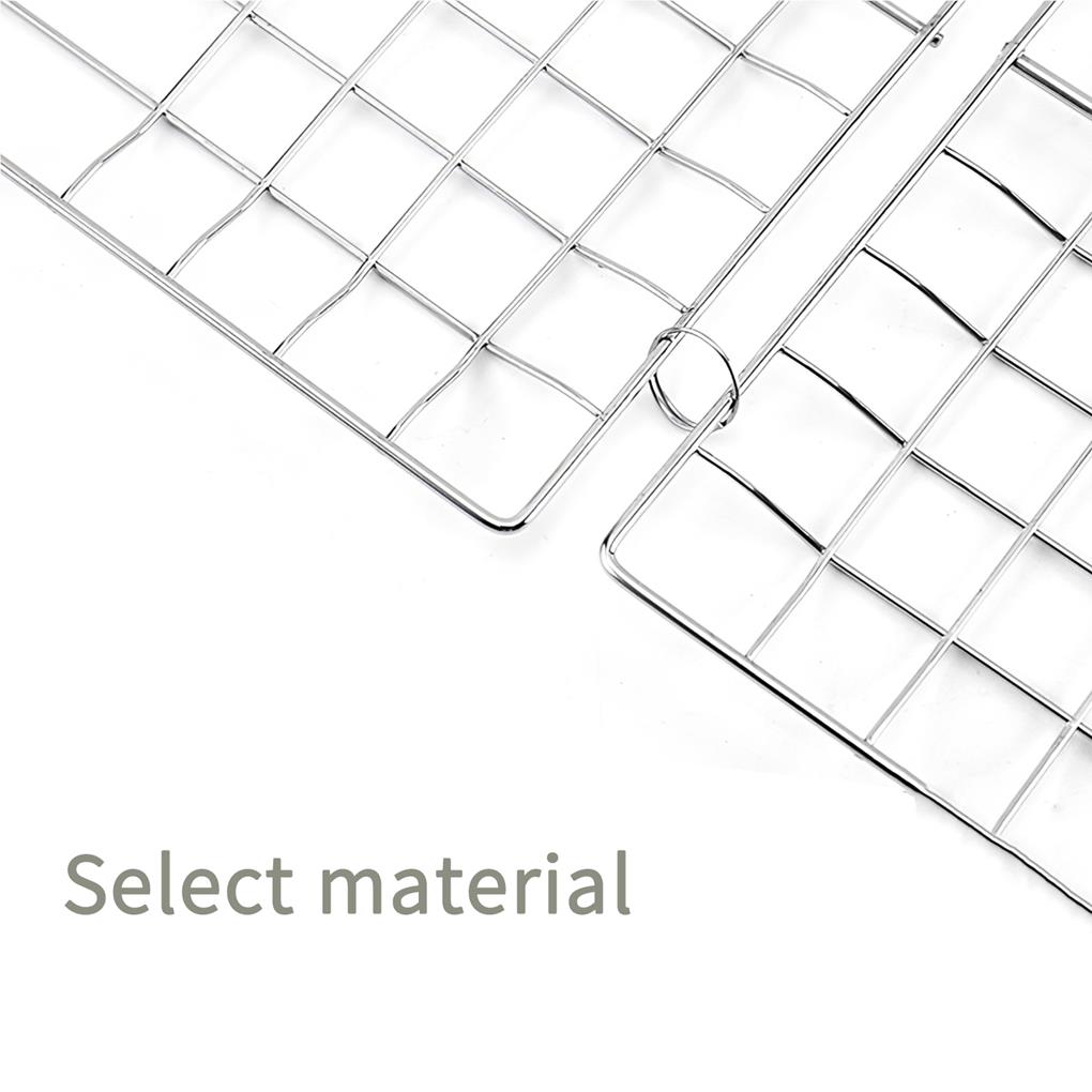 Grătar Barbecue Casnic Accesorii pentru Grătar în Aer Liber Oțel Inoxidabil Suport pentru Pește Alimente BBQ Raft pentru Grătar Accesoriu pentru Vase de Gătit