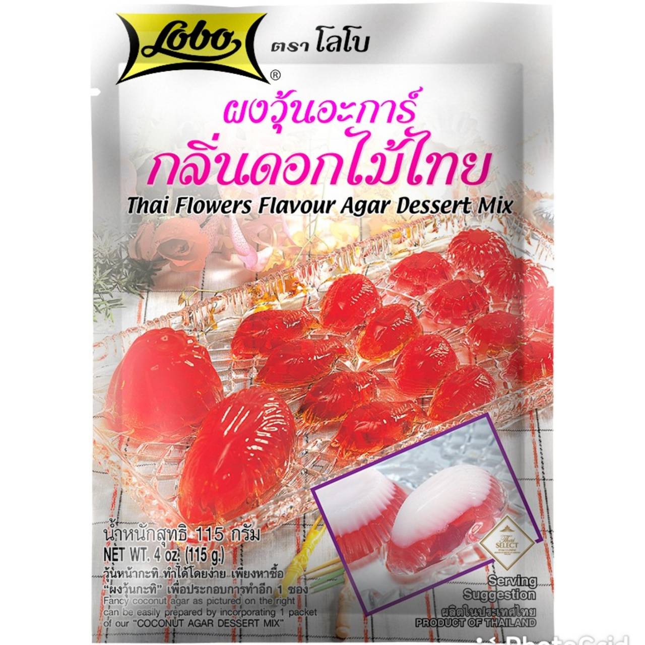 

Десертный порошок Thai Milk Jelly со вкусом тайских цветов 115 грамм