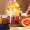 Manual Citrus Juicer, Hand Press Orange Lemon Squeezer for Kitchen, Efficient Juice Extractor with Pulp Strainer, Durable