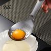 Space Saving Kitchen Accessories Stainless Steel Grinding Spoon, Garlic Ginger Mashing And Egg Separating Multifunctional Tool, Non Slip Handle