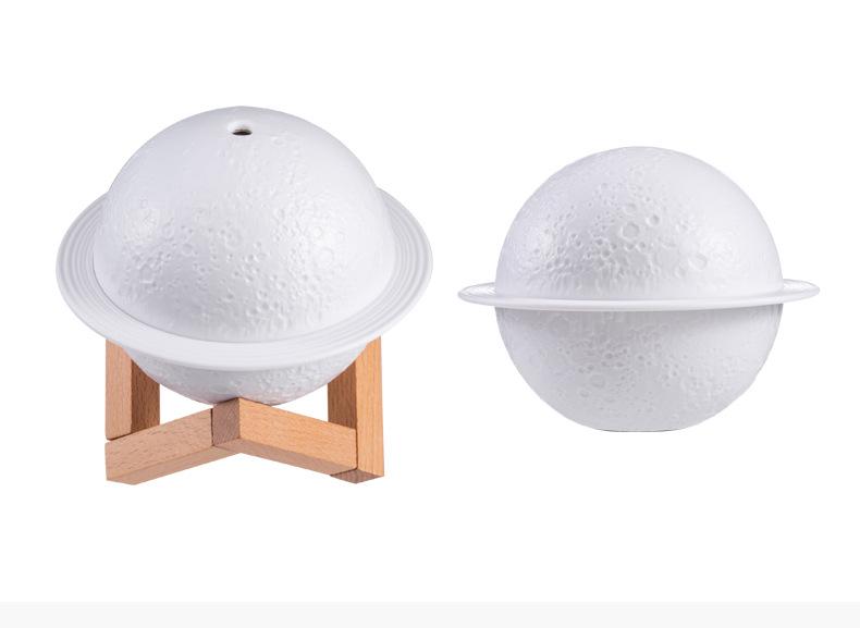 Planet Mini Humidifier & Night Light: Multifunctional, Silent Spray, Ideal for Bedroom Decor & Gifts