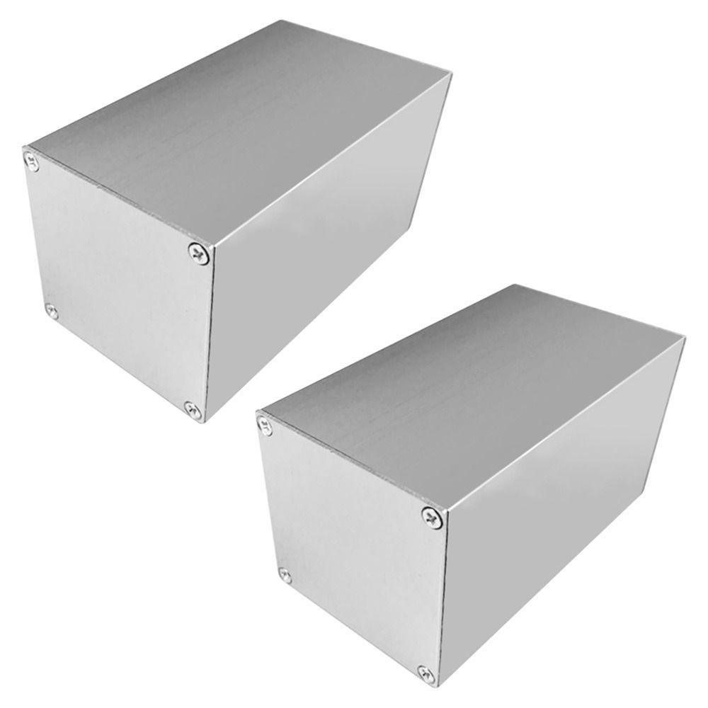 Aluminium Tool 100*56*56mm Circuit Board Shell Enclosure Case Electronic Project Box Power Case