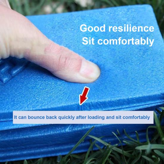 2Pcs Folding Seat Cushion Portable Waterproof Sitting Mat Lightweight Outdoor Travel Camping