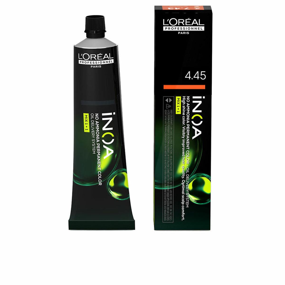 

Перманентный краситель L Oreal Professionnel Paris Inoa Nº 4.45 60 г