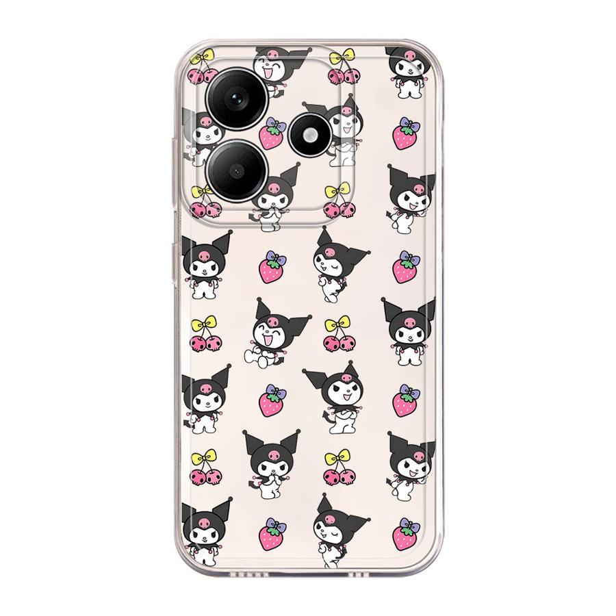 Sanrio Kuromi Hülle für Xiaomi Redmi Note 14 Pro Plus 12S Note 13 11S 11 10S A4 13C 12 9 10 14C Weiche Handyhülle