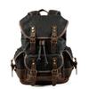 Vintage Canvas Backpacks for Men Laptop Daypacks Waterproof Rucksacks Large Waxed Mountaineering Travel Pack Vintage Backpack