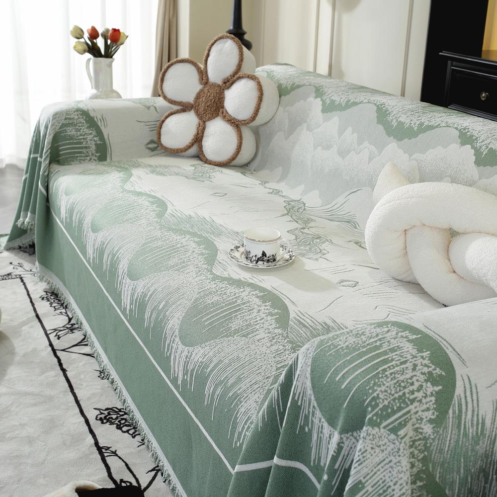 Anti-Scratching Sofa Towel a Whole Piece of Full Covered Chenille Advanced Sense Sofa Cover All-Inclusive Cover Cloth Blanket