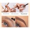 BEAUTY GLAZED - Natural Shaping Eyebrow Cream with Brush - 6 Colours