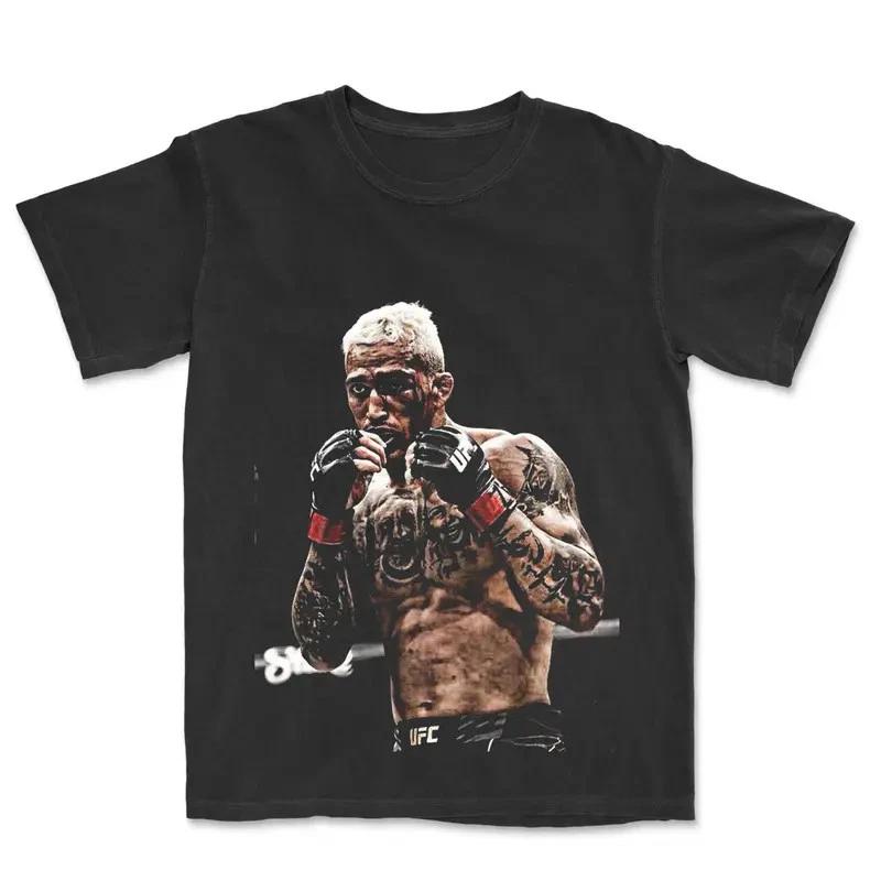 COMBATWEAR Charles Oliveira UFC Graphic T-Shirt, Unisex Boxing Shirt, UFC Shirt L