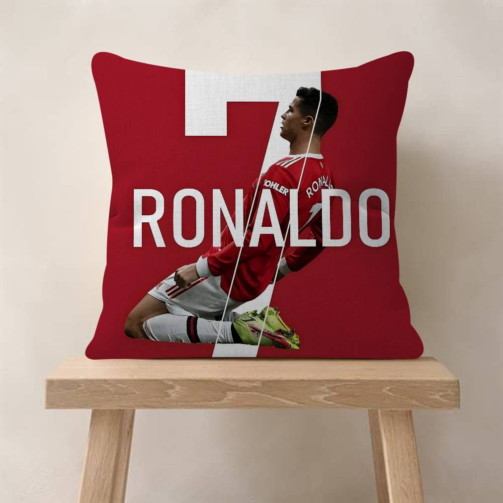 CR7 Cristiano R-Ronaldo-es Cushion Cover Pillow Cover Decor Pillowcase Printed Cushion Case For Couch
