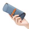 New Creative Portable Glasses Bag, Sunglasses Storage Bag, Genuine Leather, Literary and High-value Ins Sunglasses Box, Men's and Women's Tide