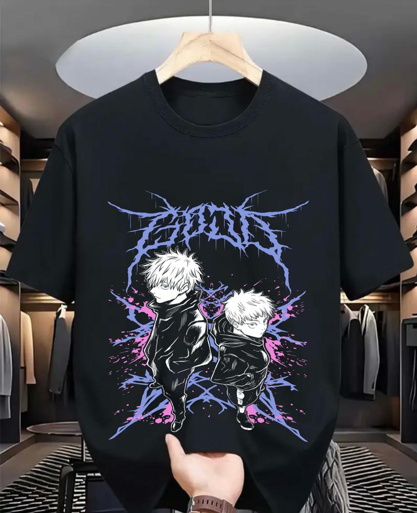 

Gojo Satoru T-Shirt Megumi Itadori Yuji Jujutsu Kaisen Sukuna Anime Tee All Size 4XL