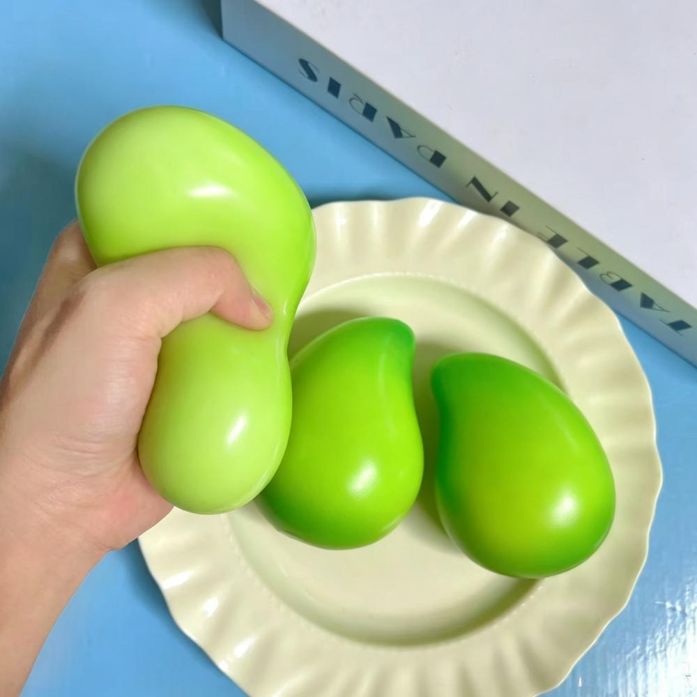 Will Change Color Stress Relief Toy Mango Squishy Ball  Rebound Decompression Fidget Toy Anxiety Relief Asmr Release Stress