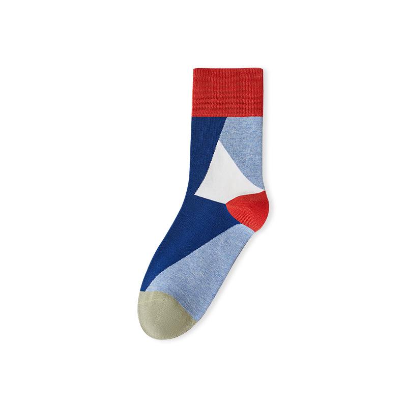 Men's and women's trendy socks, mid-tube socks, breathable pure cotton socks, cotton socks, anti-odor and antibacterial, casual women's socks