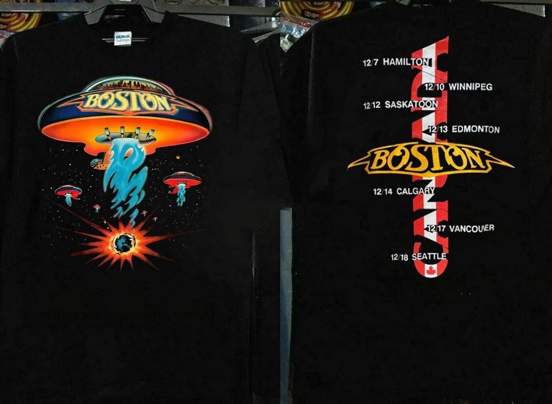 1976 Boston Canadian Tour T-shirt Boston Band Tour 76 T-shirt. M