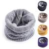 Kids Winter Knitted Infinity Scarf Polar Fleece Neck Warmer For Girls And Boys