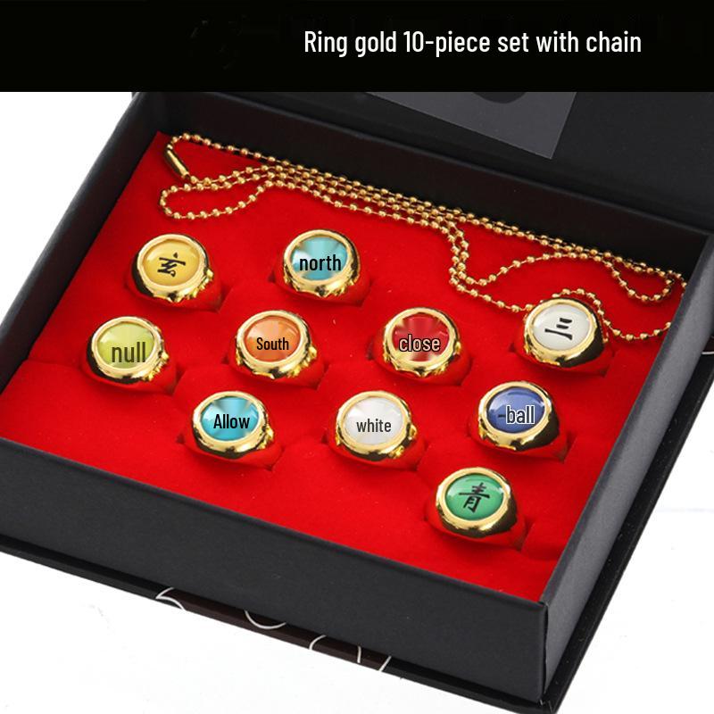 Set Inele Ninja: Akatsuki Itachi, Pain Six Paths, Orochimaru, Vermilion - Accesorii Anime